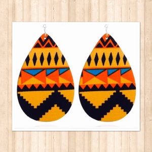🌻✅Stylish Wooden Double sides Bohemian Earrings.
